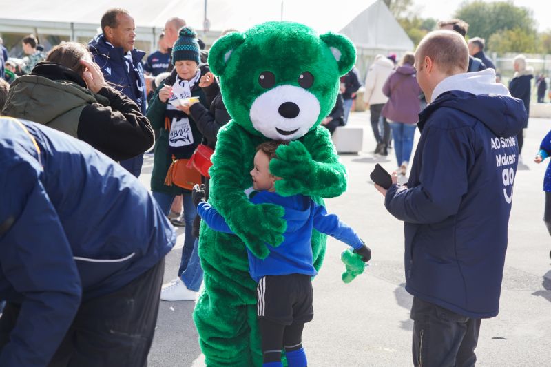 Ao bear mascot sale sharks