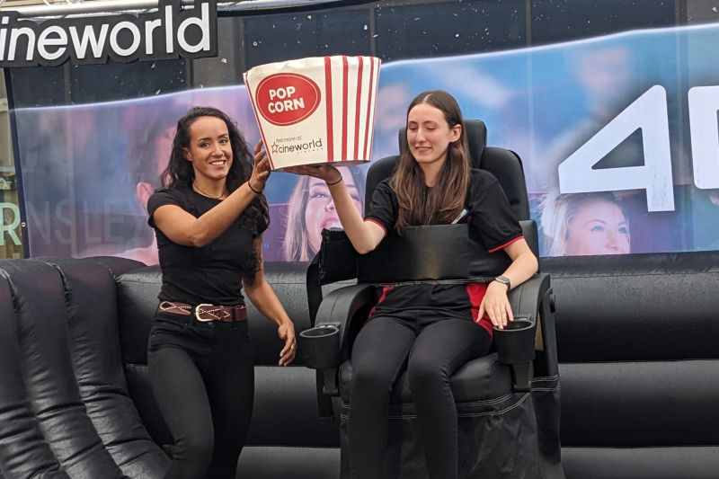 Event management cineworld 4dx activation