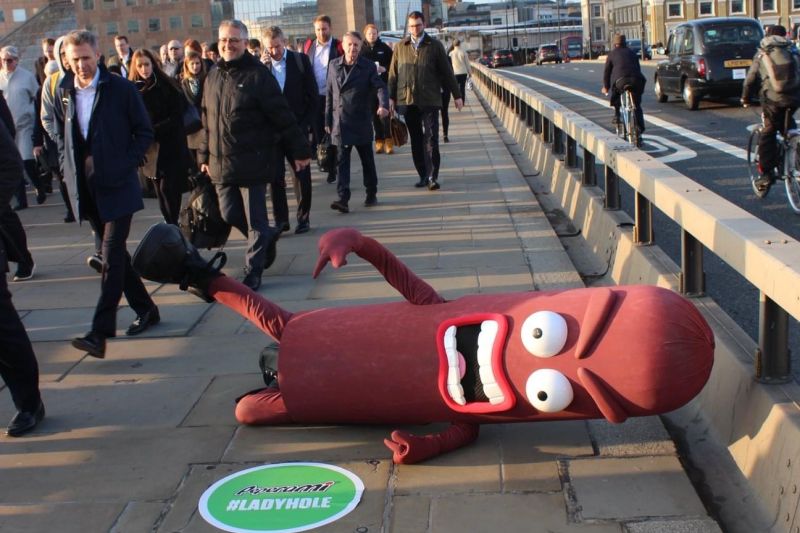Peperami costume character mascot activation staffing london
